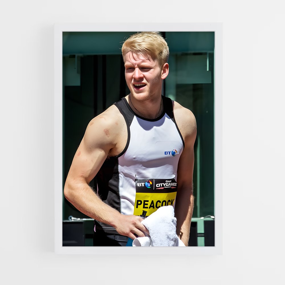 Poster Sprint Urbain – affiche Jeux Olympiques (vue 3)